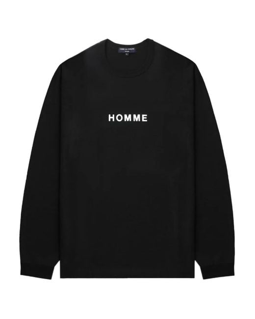 Sweat À Logo Comme des Garçons pour homme en coloris Black