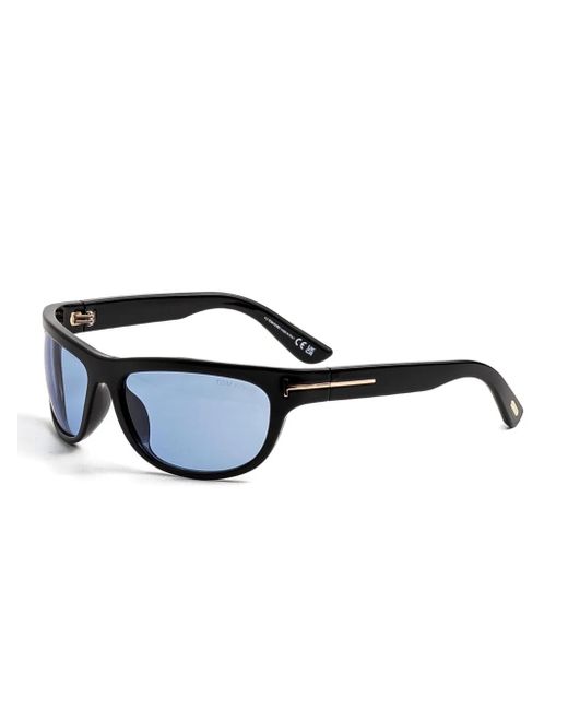 Tom Ford Blue Rectangular-Frame Sunglasses for men