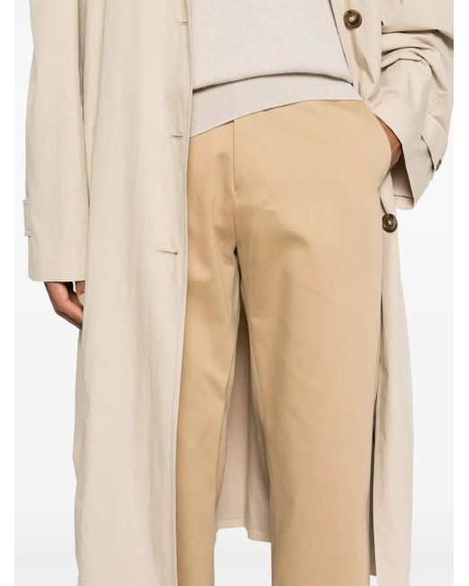 AMI Hose Mit Logo-Patch in Natural für Herren