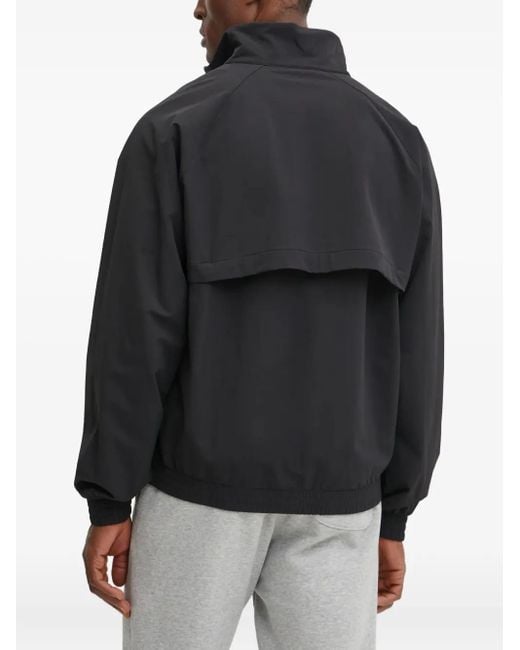 Adidas Black Zip-Up Logo Jacket for men