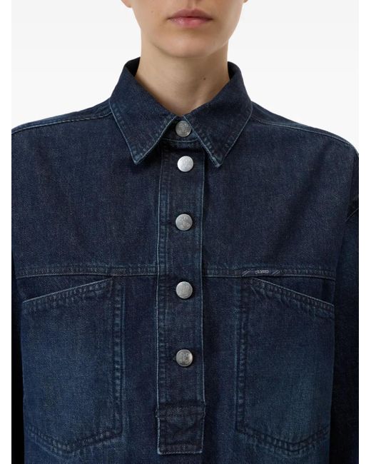 Closed Blue Denim Shirt Dress