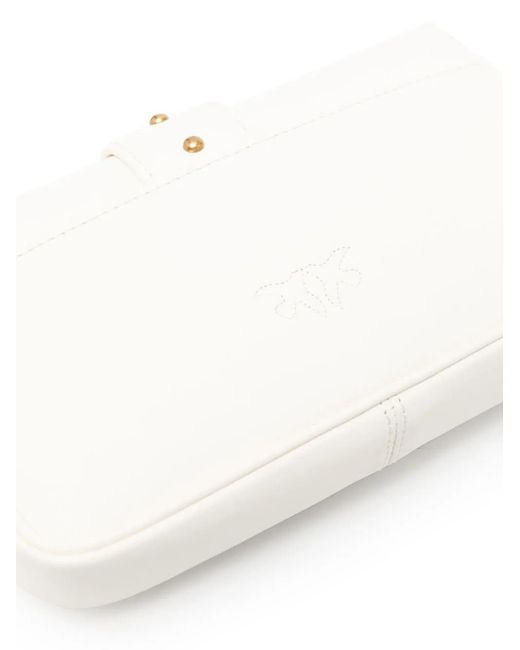 Pinko White Leather Bag