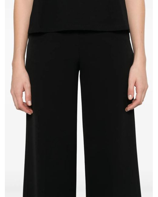 Liu Jo Black Straight-Leg Trousers