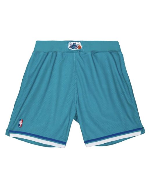 Mitchell & Ness "Nba Charlotte Hornets 92-93" Authentieke Road Shorts in het Blue voor heren