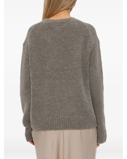 AllSaints Gray Message Jumper for men