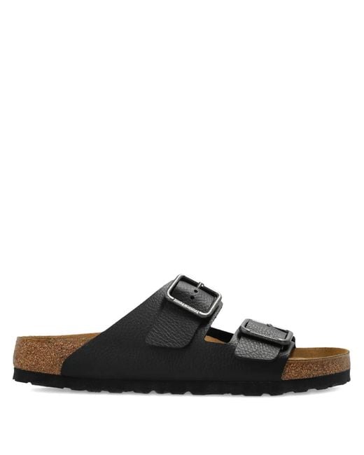 Birkenstock Black Arizona Wire Buckle Strap Sandals for men