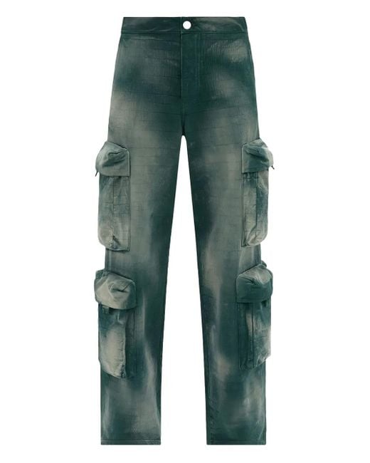 Amiri Cargohose mit Jacquardmuster in Green für Herren
