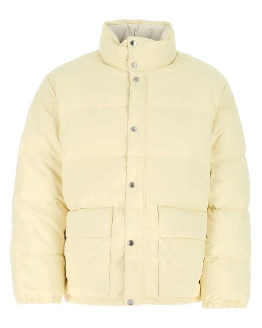 Jil Sander Gefütterte Jacke Mit Stehkragen in Natural für Herren