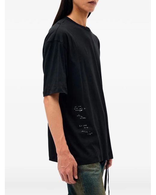 Ann Demeulemeester Black Dieter Graphic-Print T-Shirt for men