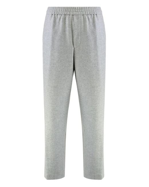 Boss Gray Elasticated Trousers for men