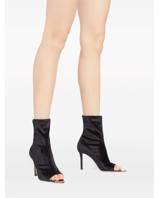 Giuseppe Zanotti Black 90Mm Intriigo Bootie Boots