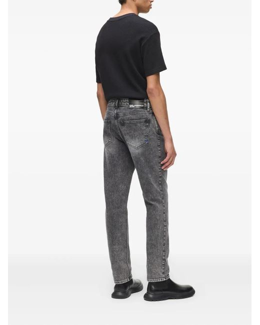 Vaqueros De Algodón Stretch Karl Lagerfeld de hombre de color Gray