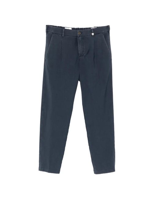 Myths Blue Pleated Trousers for men