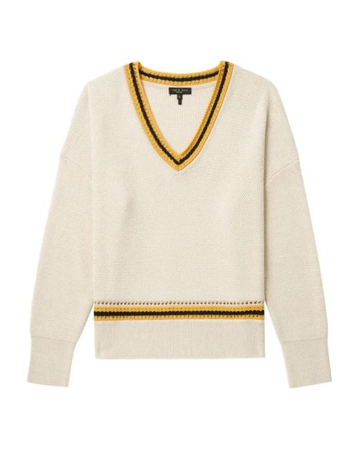 Rag & Bone White Meghan Sweater