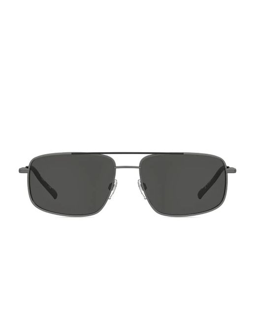 Pierre Cardin Gray Square-Frame Sunglasses