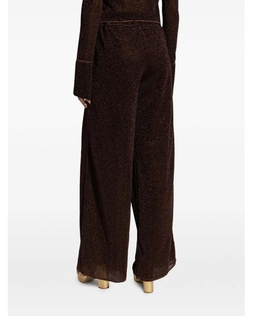 Oseree Brown Lumiere Long Trousers