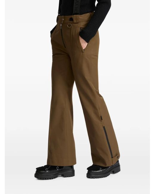 Yves Salomon Natural Logo-Strap Ski Pants