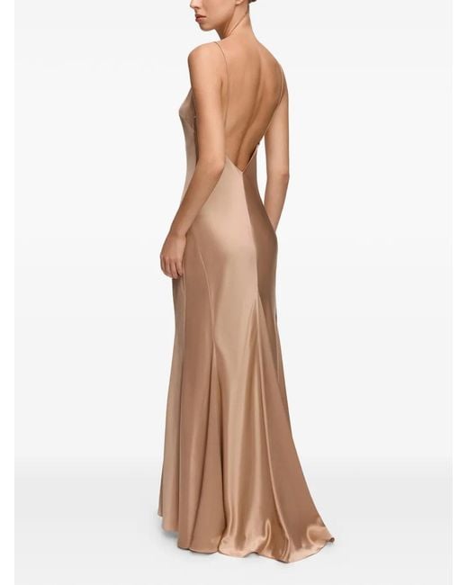 12 STOREEZ White Ava Silk Maxi Dress