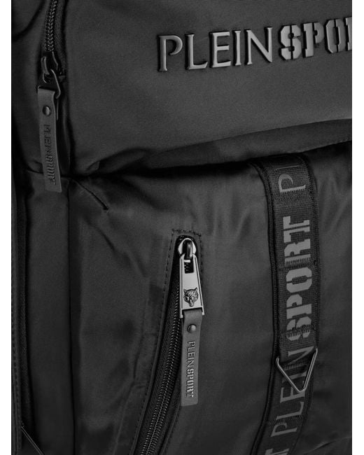 Philipp Plein Black Technical Backpack Ps