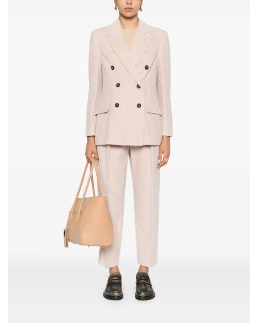 Brunello Cucinelli Natural Corduroy Blazer