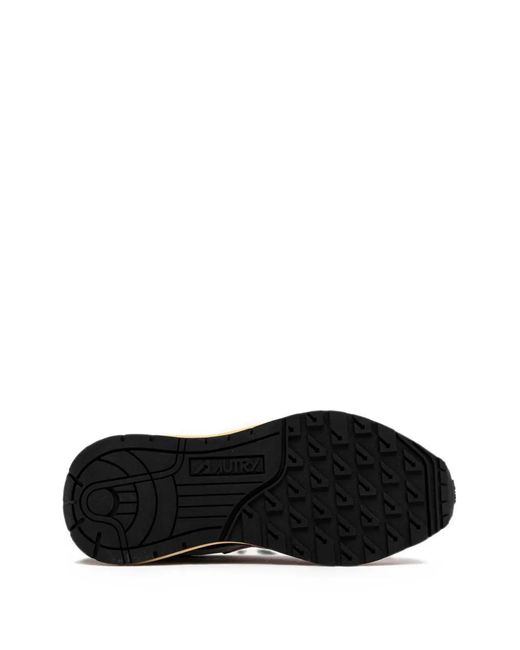 Autry White Reelwind Low Lace-Up Sneakers