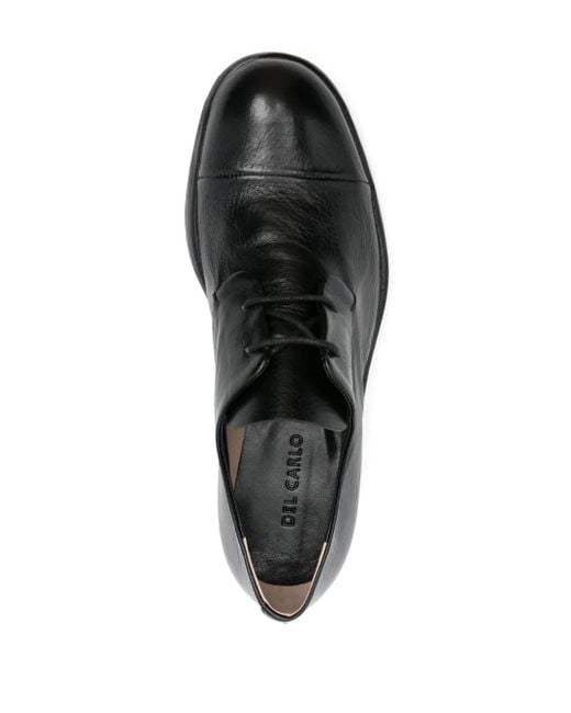 Roberto Del Carlo Black Leather Brogues