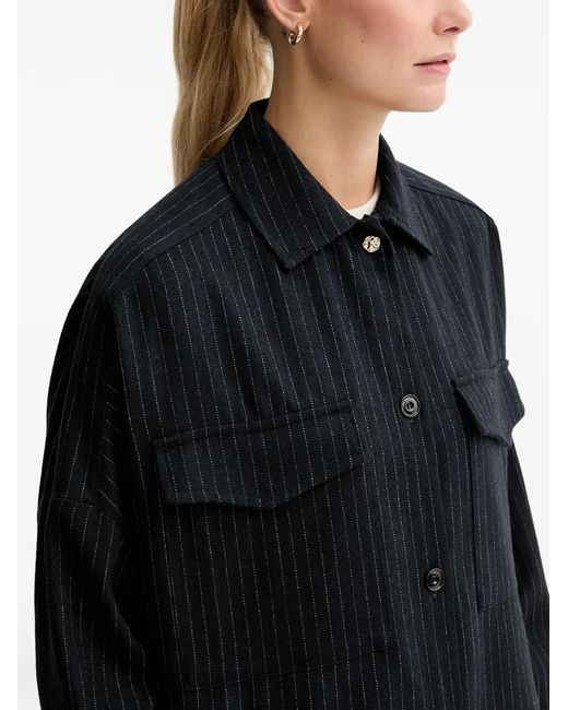 Sessun Blue Pinestripe Shirt