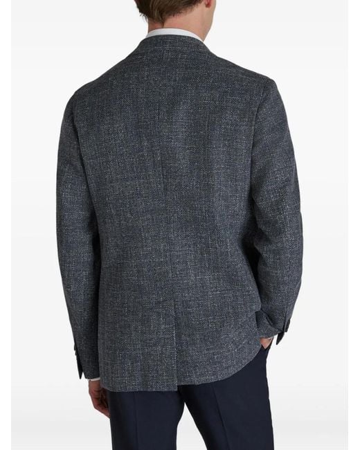 Blazer Monopetto di Incotex in Gray da Uomo