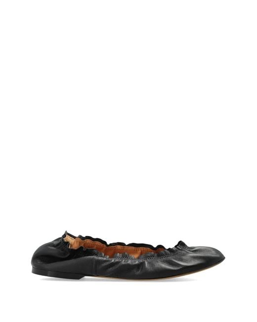 Odissi White Ballet Flats