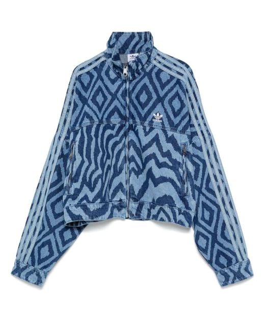 adidas X Farm Rio Denim Jacket in Blue | Lyst