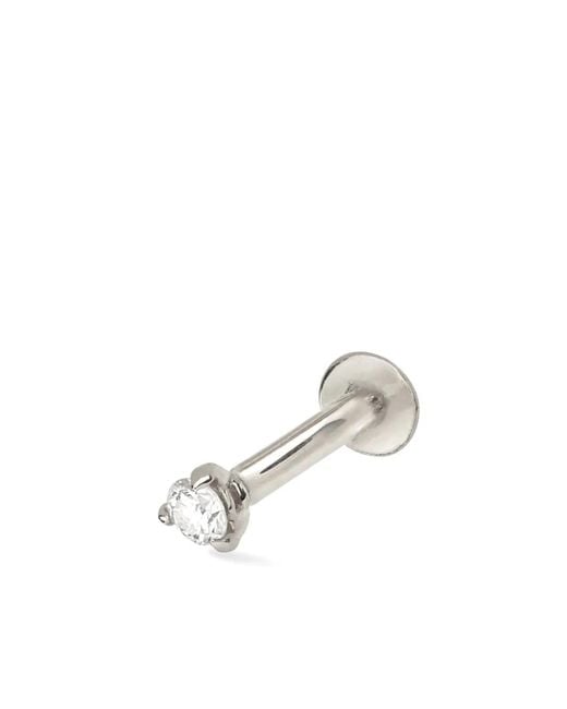 Lark & Berry Metallic 14Kt Modernist Diamond Earring