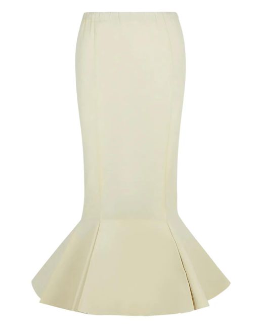 Marni Multicolor Elastic-Waistband Flared Maxi Skirt
