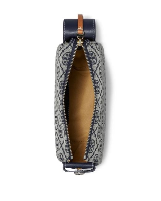 Tory Burch Romy T モノグラム ショルダーバッグ S Black