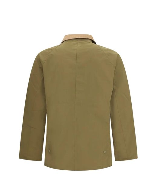 Barbour Green Rain Jacket Ashby for men