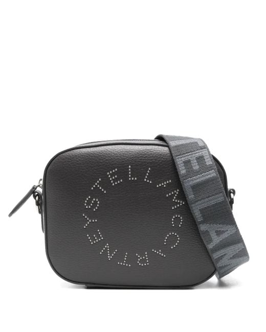 Stella McCartney Black Mini Logo Alter Mat Camera Bag