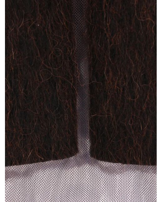 Ter Et Bantine Black Tulle-Insert Jacket