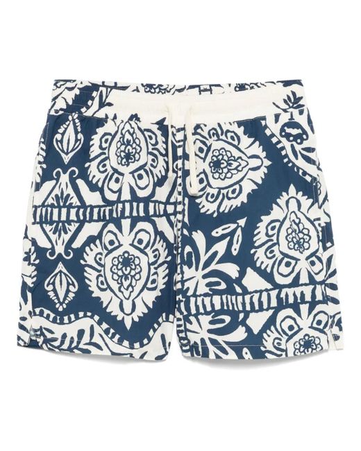Universal Works Blue Action Shorts for men
