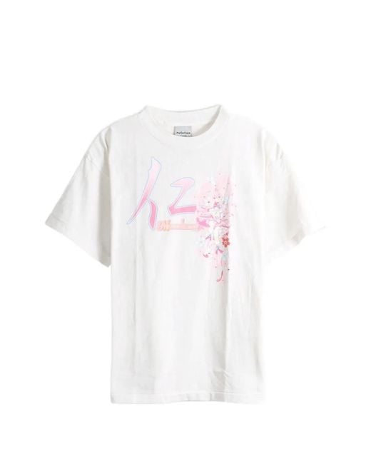 Monokemade White Graphic-Print T-Shirt