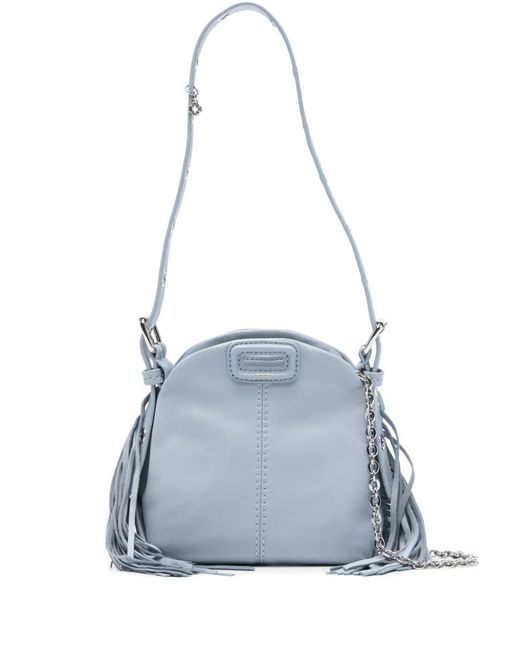Borsa A Spalla Miss M Micro Mini di Maje in Blue