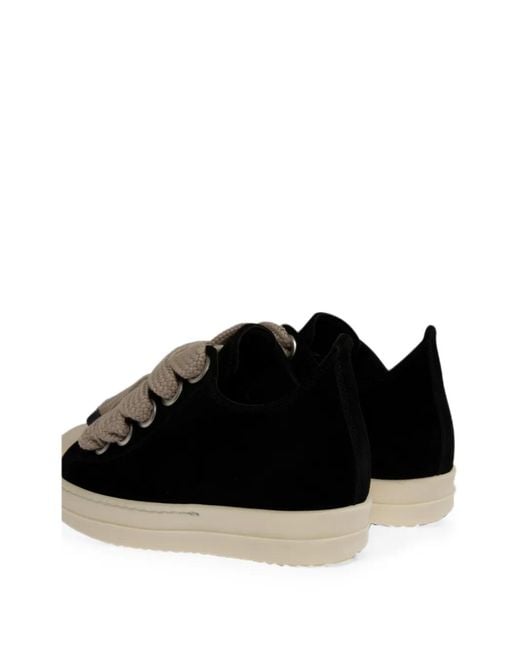 Rick Owens Black Jumbolace Sneakers