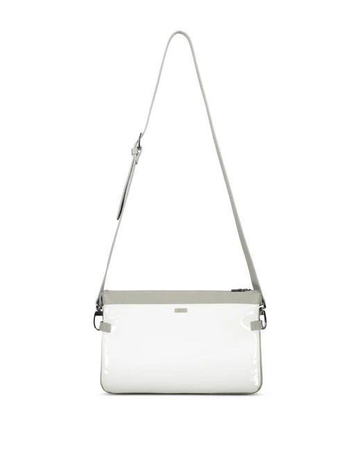 Herno White Zip-Fastening Cross Body Bag