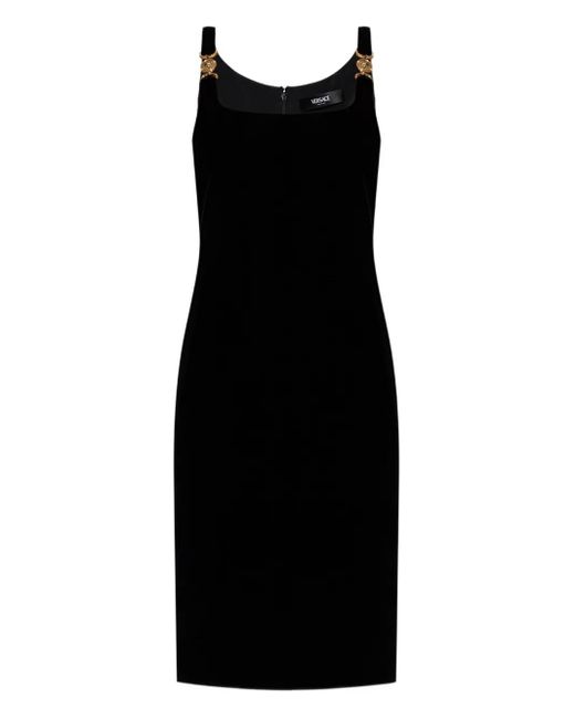 Robe Courte À Ornements Medusa Versace en coloris Black