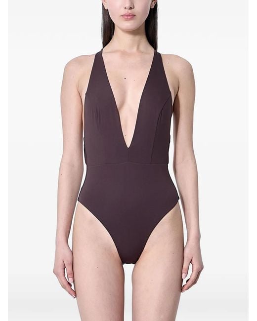 Max Mara Cristel Badpak in het Purple