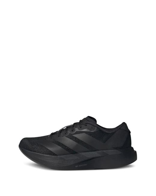 Adidas Black Adizero Evo Sl Lace-Up Sneakers for men