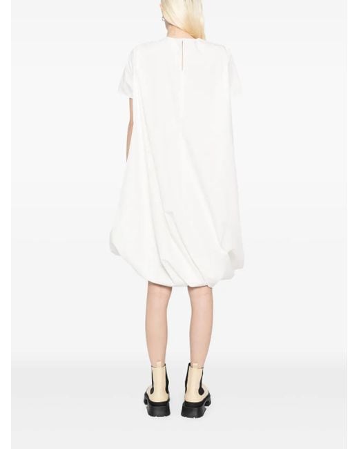JNBY White Round-Neck Dress
