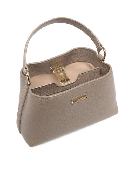 Bally Metallic Lock Me Tote Bag