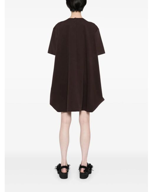 JNBY Brown Drawstring-Hem Dress