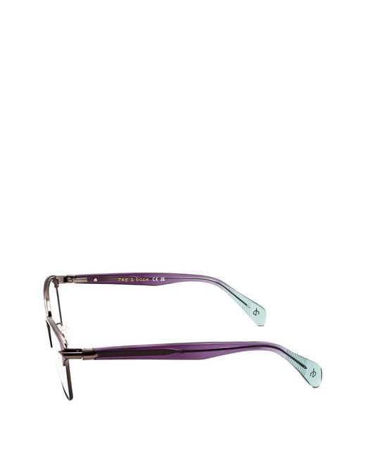 Rag & Bone Purple Cat-Eye Glasses