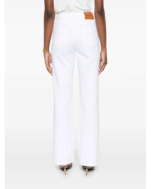 Versace White Denim Cotton Jeans