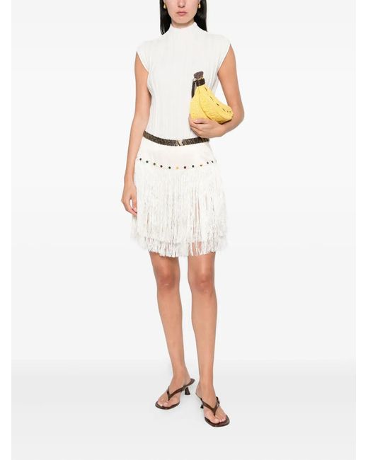 Bode White Skirt